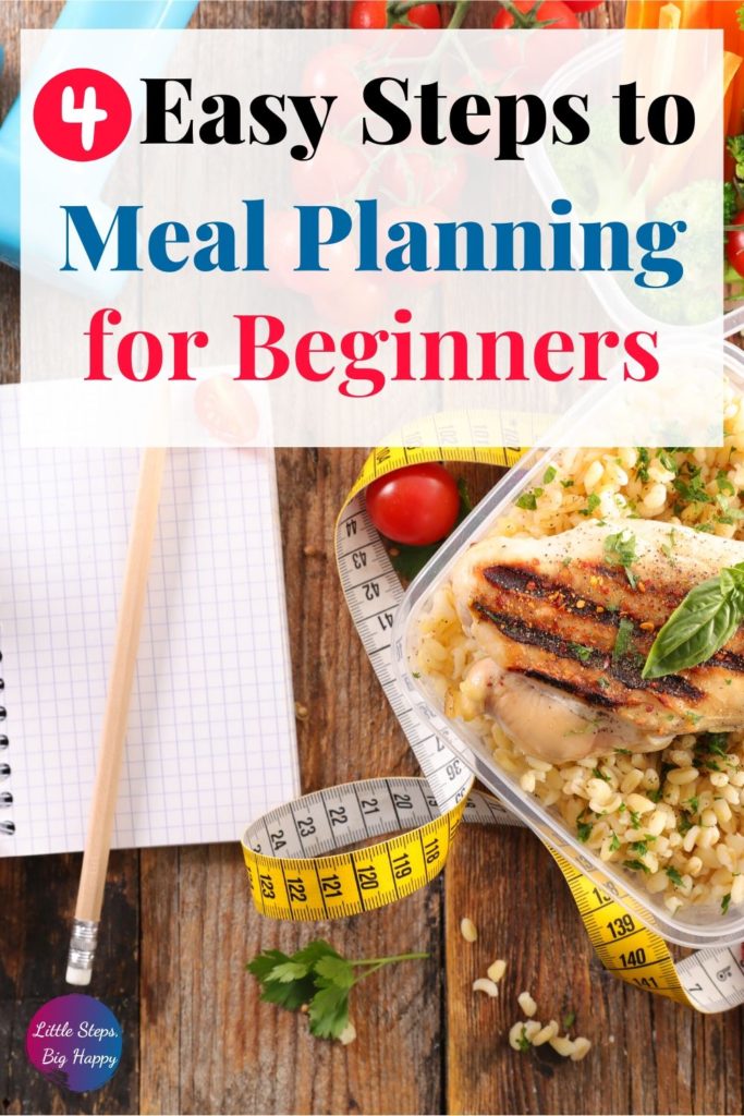 How to Meal Plan in 4 Simple Steps – Little Steps, Big Happy