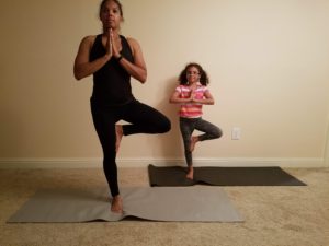 Family Friendly Yoga Routine: Tree Pose Left Side