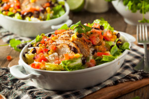 No-Cook Meal Prep Ideas: Chicken burrito bowl