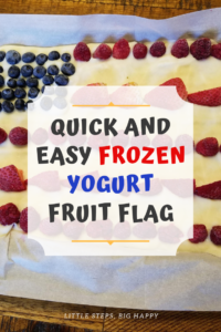 Quick and Easy Frozen Yogurt Fruit Flag