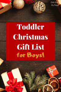Christmas Wishlist for a 2-year-old Boy