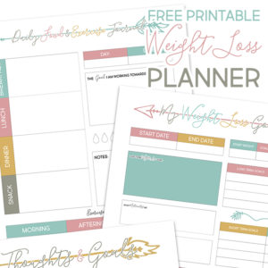 Printable Weight Loss Journal