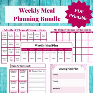 7 Simple Tips to Avoid Holiday Weight Gain This Year - Weekly Meal Planning Bundle