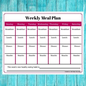How to Lose Weight on a Budget - Weekly Meal Plan