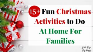 15+ Fun Christmas Activities to Do At Home for Families