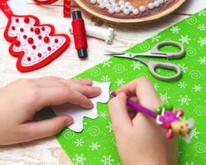 Indoor Christmas Activities for Families - Make Christmas ornaments