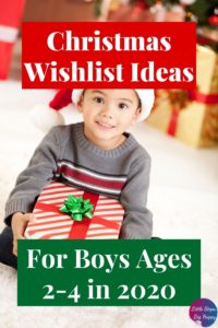 Christmas Wishlist Ideas for Boys Ages 2-4 {2020}