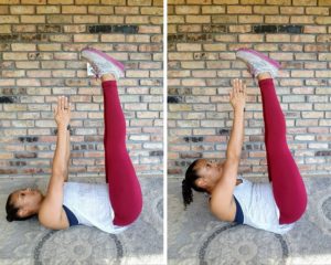 Toe Touches Beginner HIIT Workout No Equipment