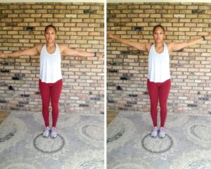 Arm Circles - Quick Beginner Full-Body Workout - No Equipment