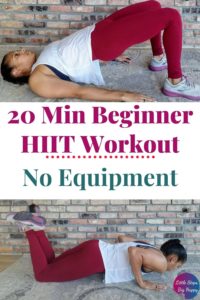 Quick 20 Minute Beginner HIIT Workout - No Equipment