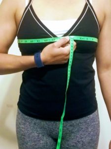 How to take body measurements for weight loss - chest