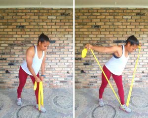 Back Fly - Resistance band exercises for back and shoulders