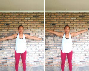 Arm Circles - Exercises for flabby arms