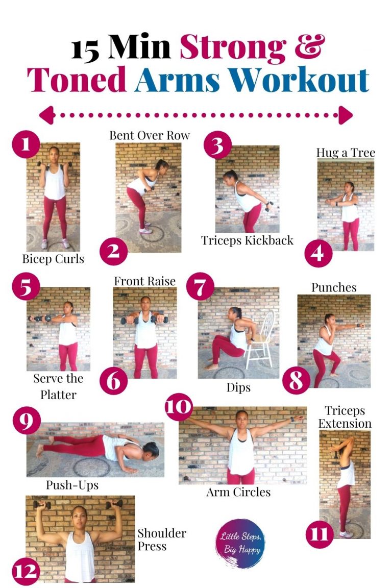 12 Quick & Effective Exercises for Flabby Arms Little Steps, Big Happy