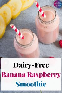 Yummy Frozen Banana Raspberry Smoothie Without Yogurt